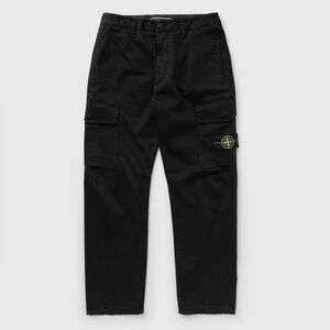 NWT Stone Island Pantalone Slim Cargo Pants Black Size 30 Compass Patch NEW